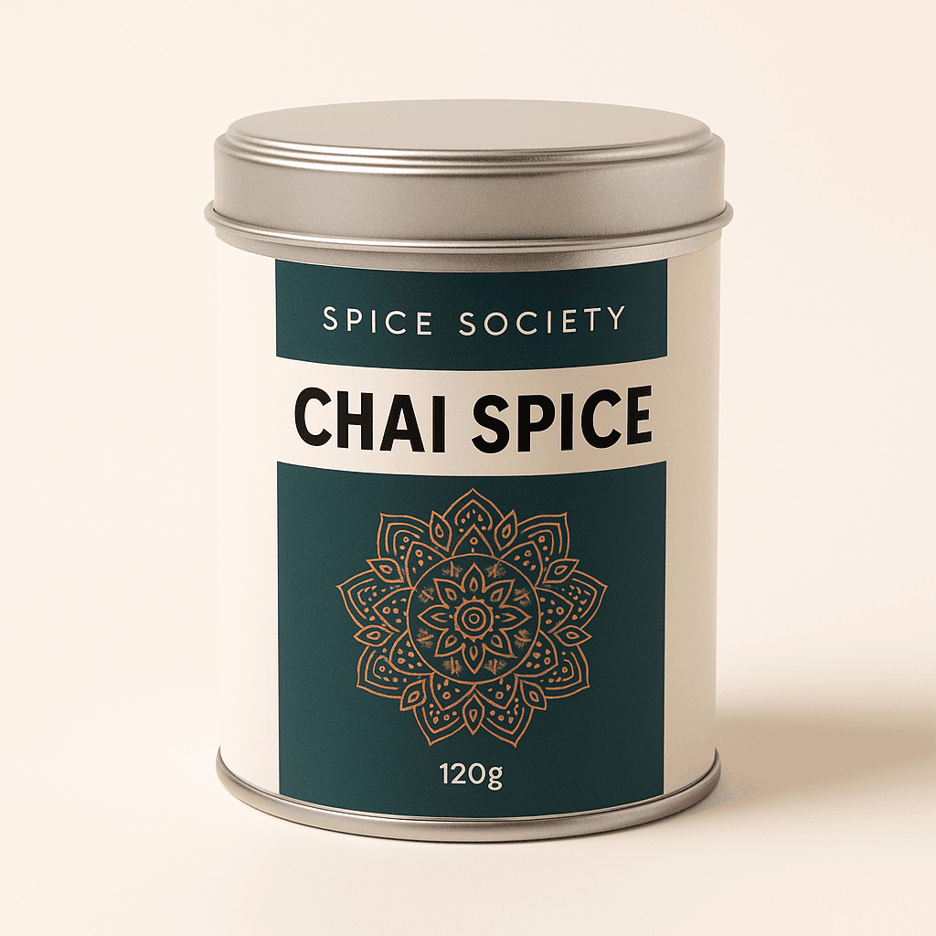 Chai spice tea tin