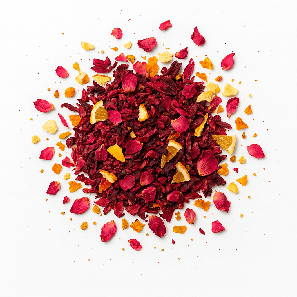 Iced hibiscus tea