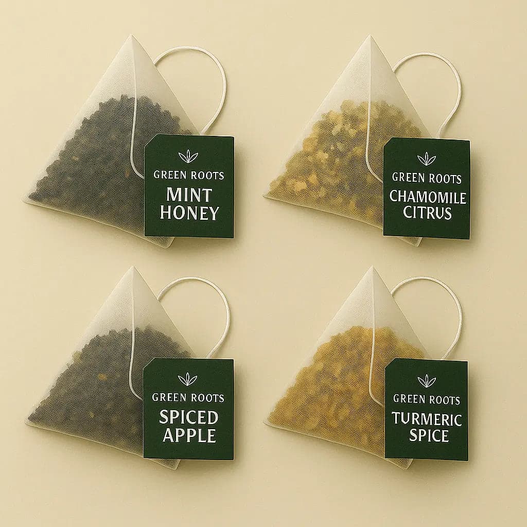 Green Roots tea bags