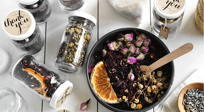 Custom tea blends