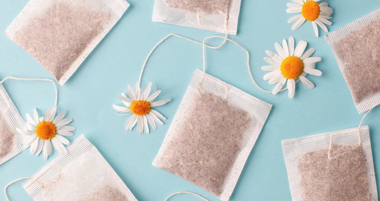 Square, pyramid, and tagged tea bag styles